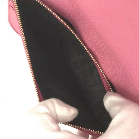 Dolce & Gabbana logo plate leather long bifold wallet/wristlet - Picture 9 of 12